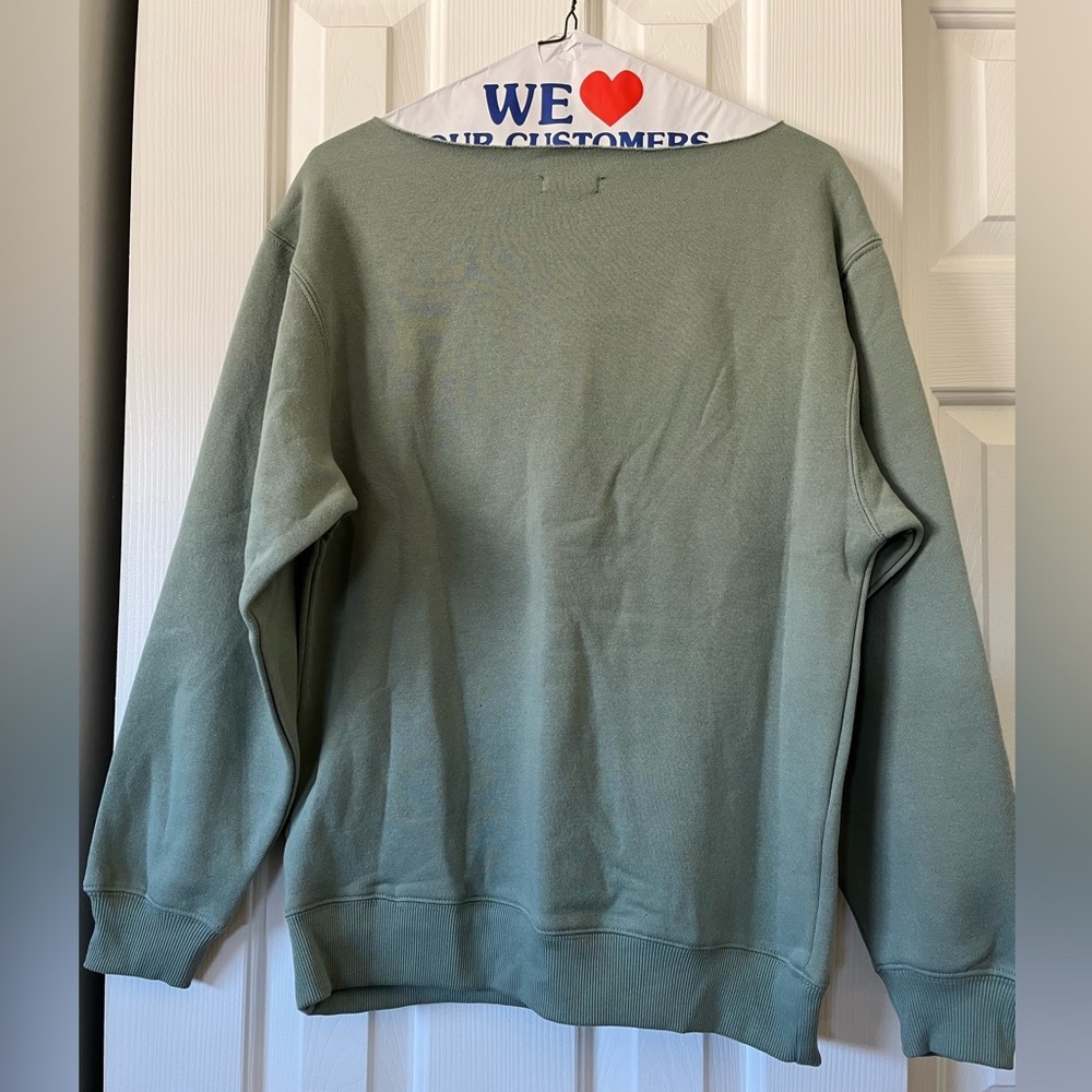 Women's Off the Shoulder Sweatshirt -
Wild Fable™ Green XS, NWT - Picture 8 of 8